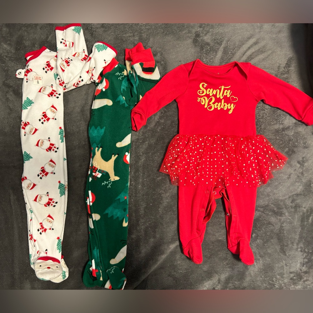 Christmas baby outfits 6-9 months